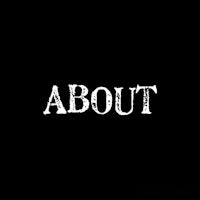 a black background with the word about written on it